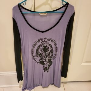 Elephant patterned long sleeve